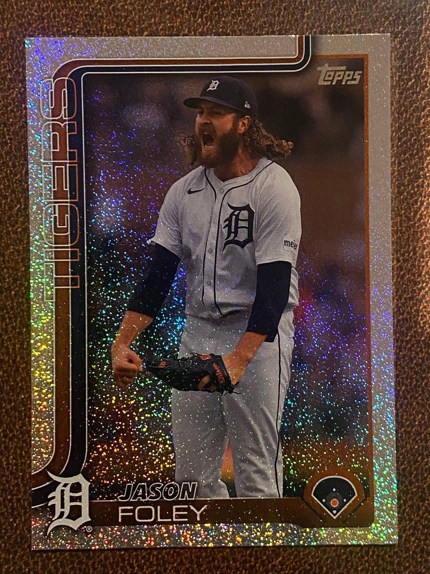 Jason Foley - 2025 Topps Series 2 - Sandglitter - Tigers