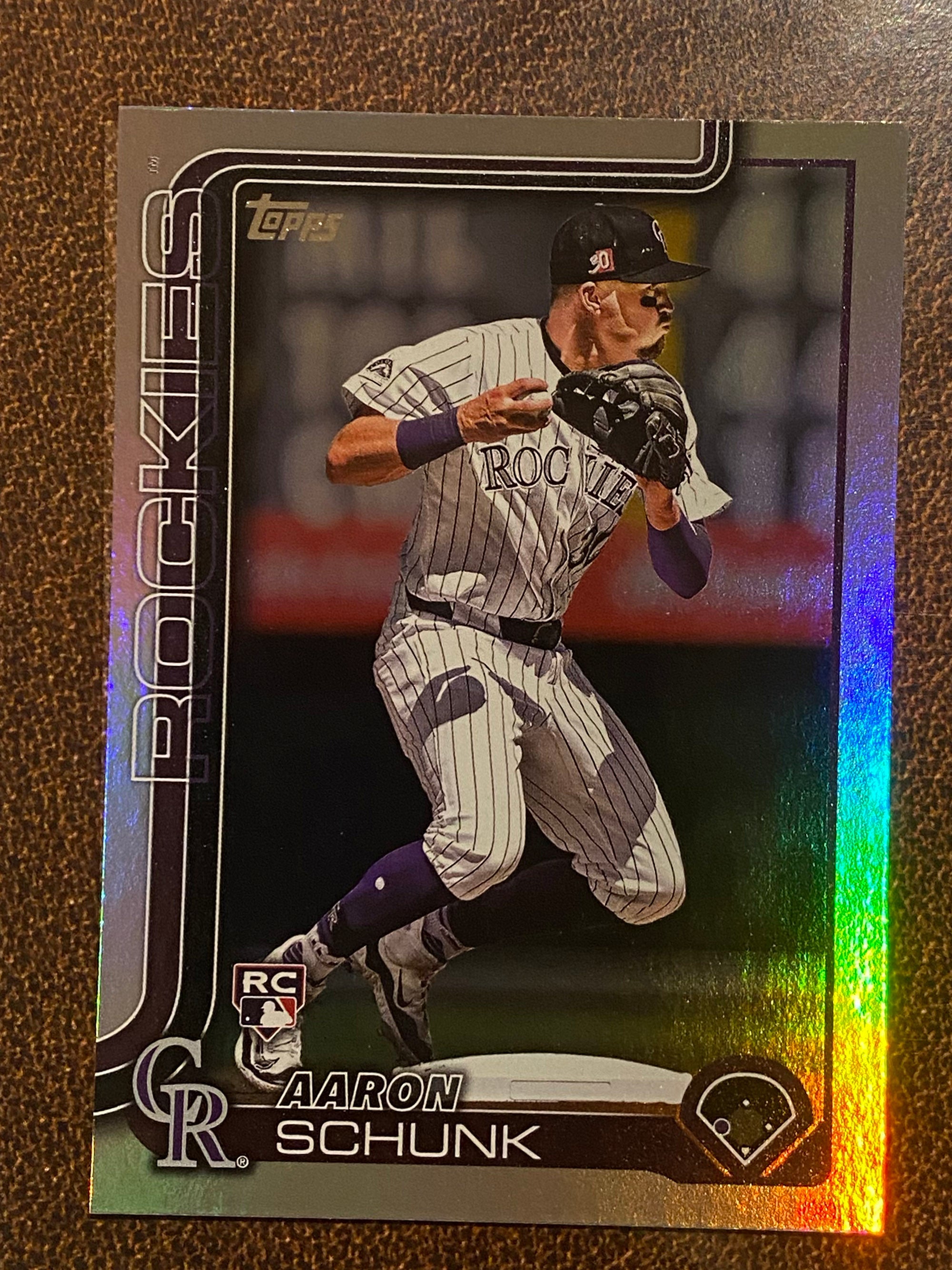 Aaron Schunk - 2025 Topps Series 1 - Rainbow Foil - Rockies – Western ...