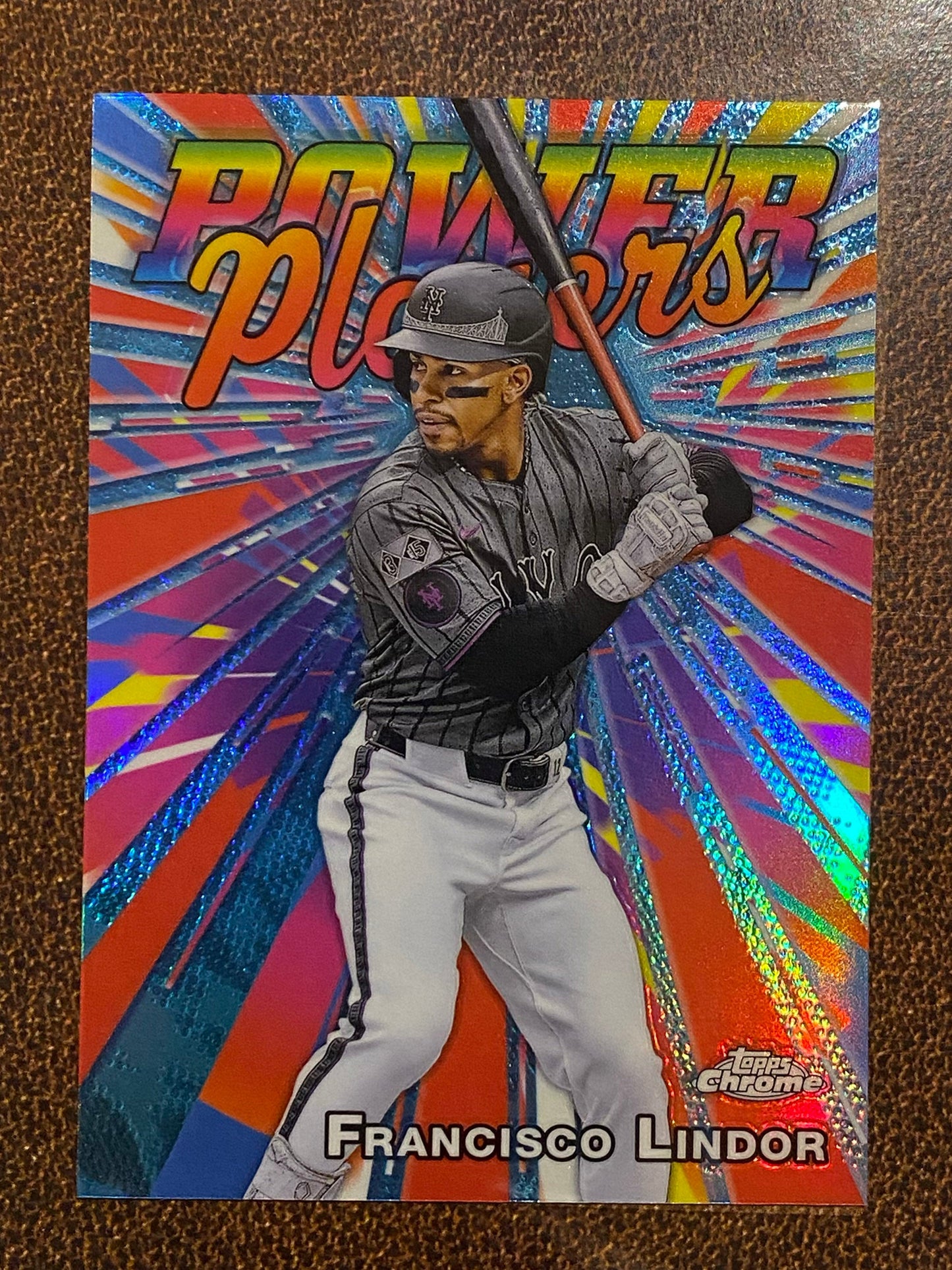 Francisco Lindor - 2025 Topps Chrome - Power Players - Mets