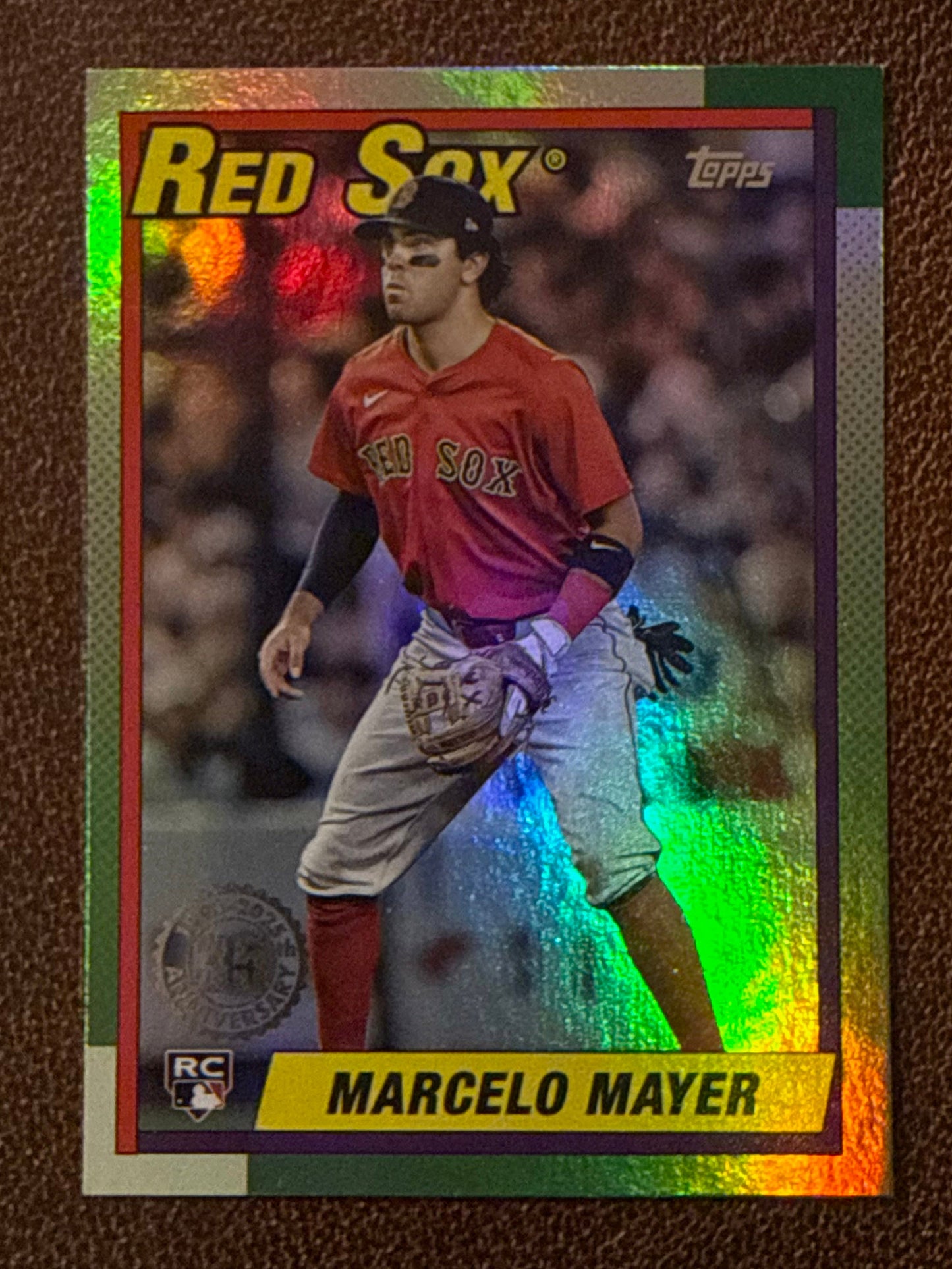 Marcelo Mayer - 2025 Topps Update - 1990 Foil Insert - Red Sox