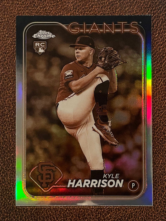 Kyle Harrison - 2024 Topps Chrome - Sepia Refractor - Giants