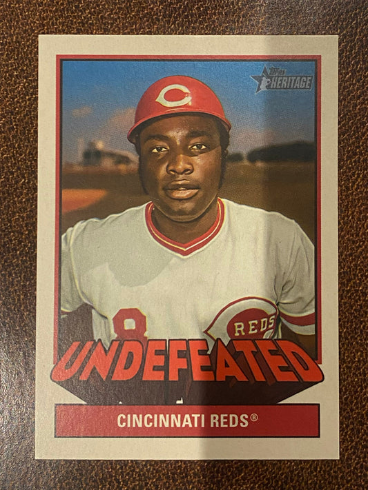 Joe Morgan - 2025 Topps Heritage High Number - Undefeated Insert - Reds