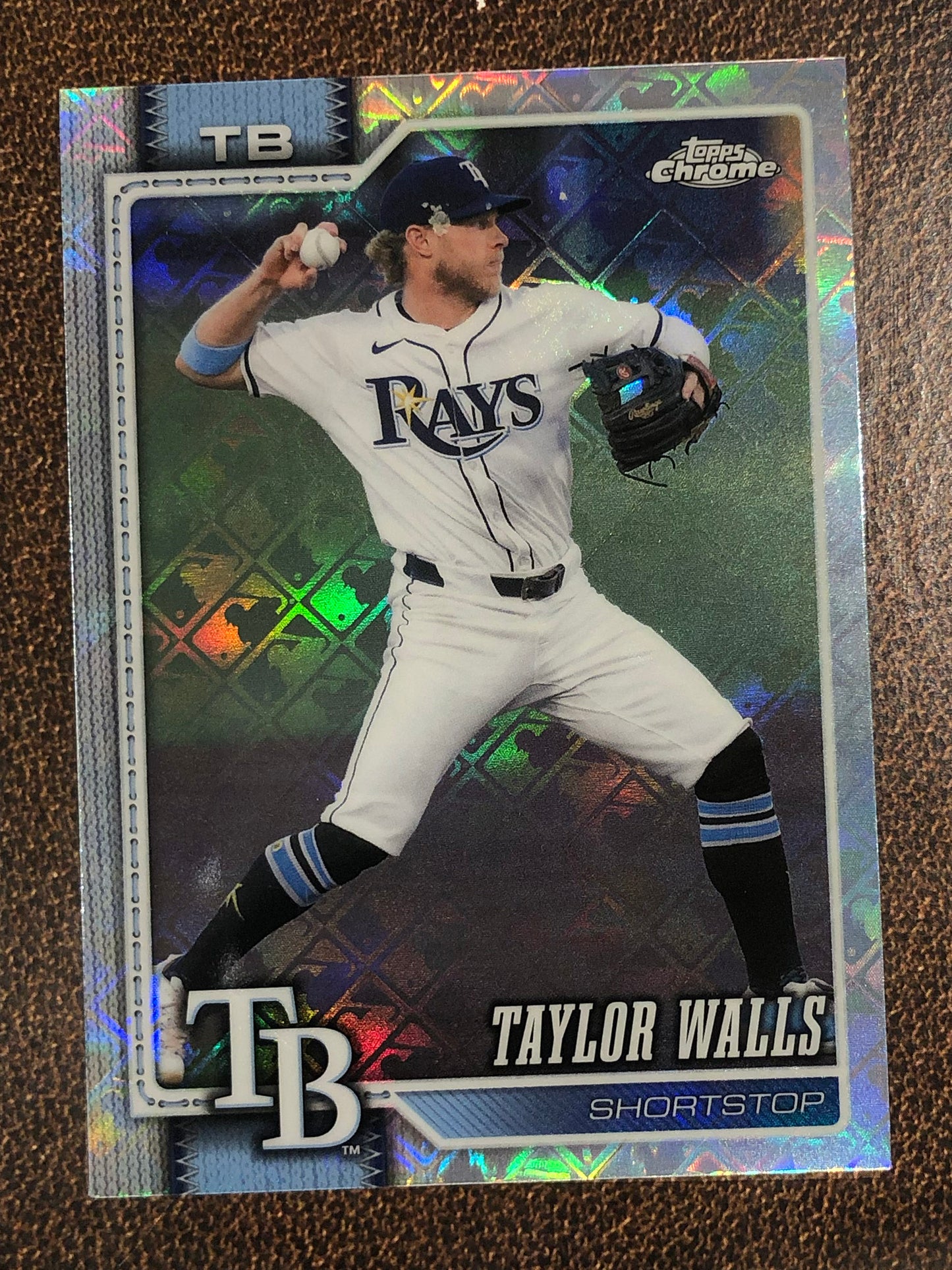 Taylor Walls - 2026 Topps Chrome Logofractor - Base Logofractor - Rays
