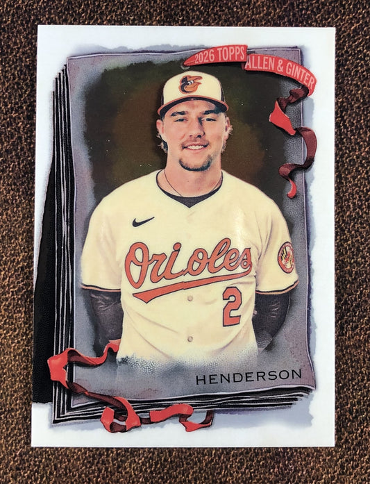 Gunnar Henderson - 2026 Topps Allen & Ginter - Chrome (Non-numbered) - Orioles