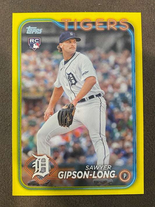 Sawyer Gipson Long - 2024 Topps Series 2 - Yellow Parallels - Tigers