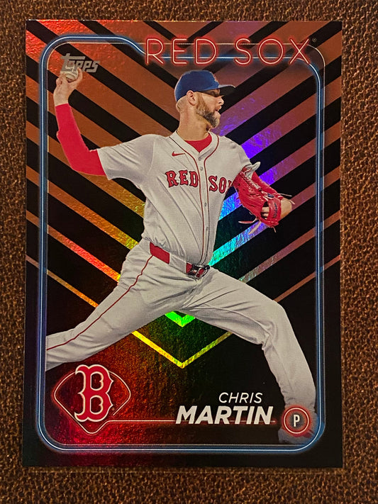 Chris Martin - 2024 Topps Update - Holiday Parallel - Red Sox