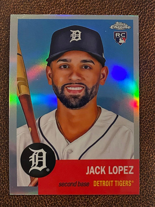 Jack Lopez - 2022 Topps Chrome Platinum Anniversary - Refractor - Tigers