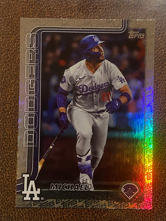 Michael Conforto - 2025 Topps Series 2 - Fanatics Exclusive Topps Foil Border - Dodgers