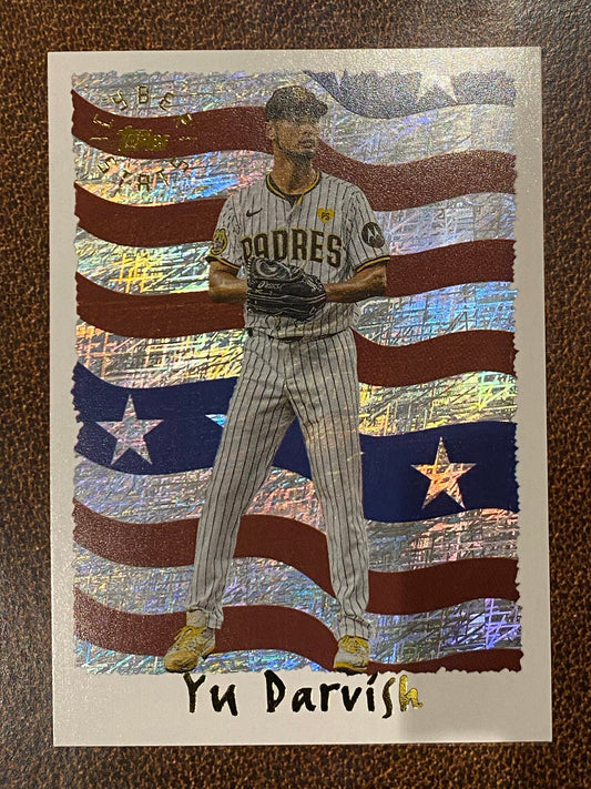 Yu Darvish - 2025 Topps Archives - Cyberstats Insert - Padres