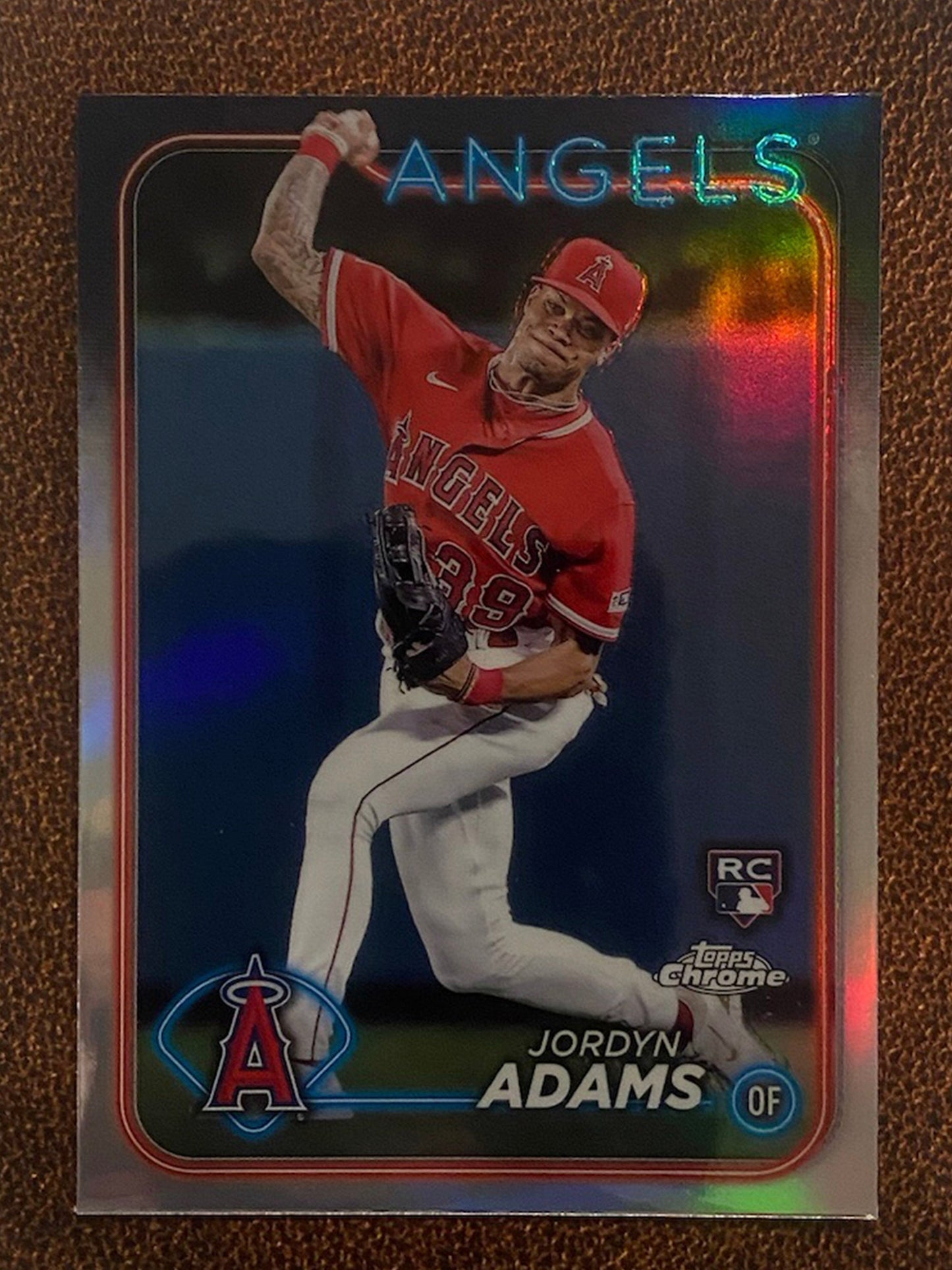 Jordyn Adams - 2024 Topps Chrome - Refractor - Angels