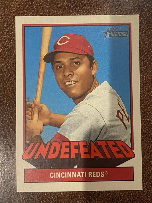 Tony Perez - 2025 Topps Heritage High Number - Undefeated Insert - Reds