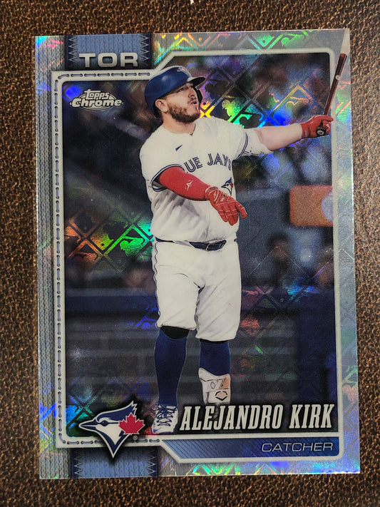 Alejandro Kirk - 2026 Topps Chrome Logofractor - Base Logofractor - Blue Jays