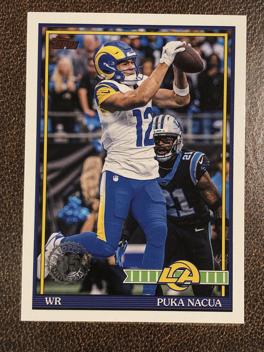 Puka Nacua - 2026 Topps Flagship - 1991 Insert - Rams