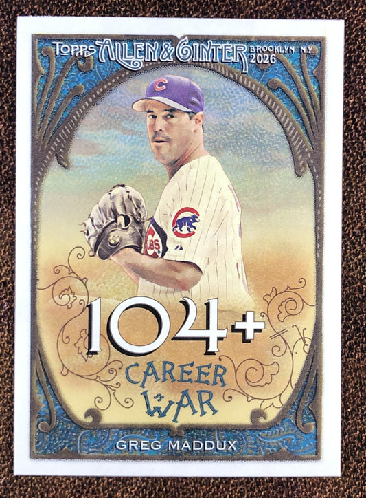 Greg Maddux - 2026 Topps Allen & Ginter - Career Insert (CR-32) - Cubs