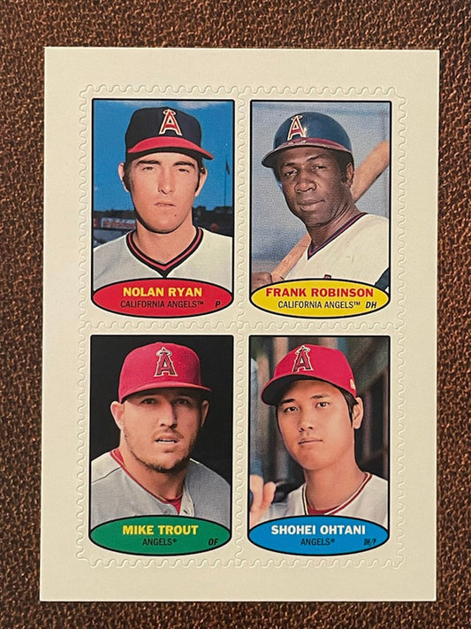 Angels Stamp (Shohei Ohtani) - 2023 Topps Heritage - Stamp - Angels