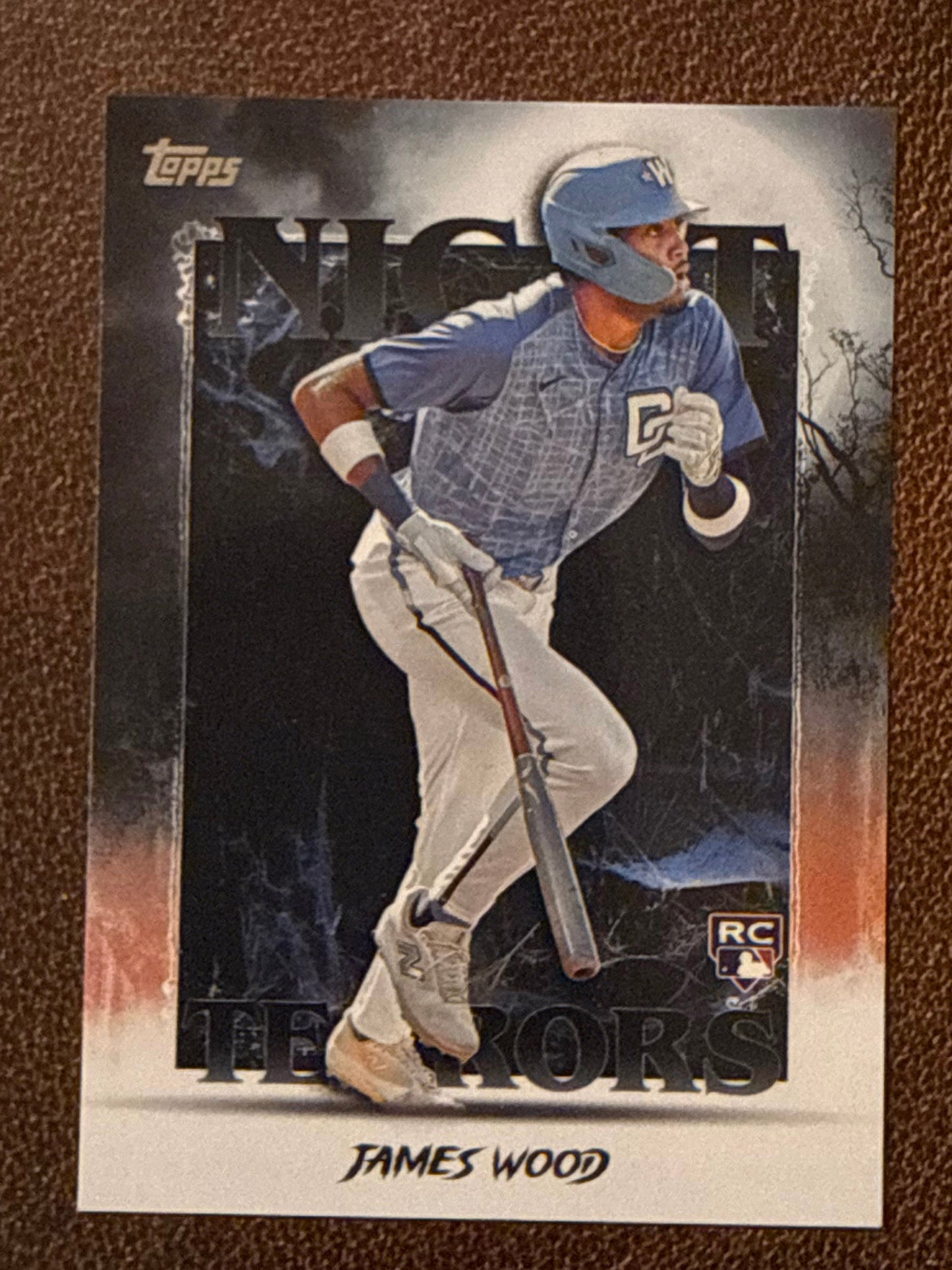 James Wood - 2025 Topps Update - Night Terrors Insert - Nationals