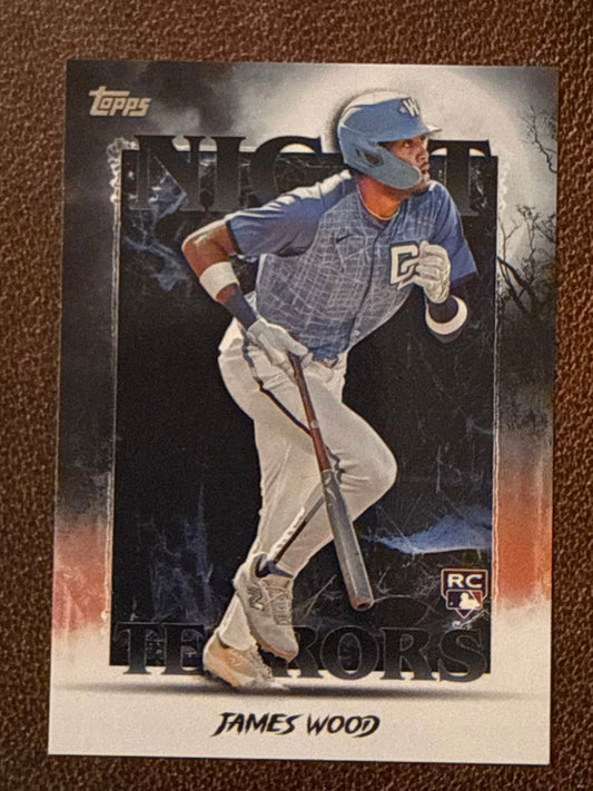 James Wood - 2025 Topps Update - Night Terrors Insert - Nationals