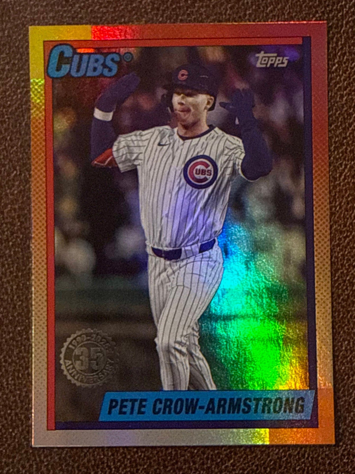 Pete Crow Armstrong - 2025 Topps Update - 1990 Foil Insert - Cubs