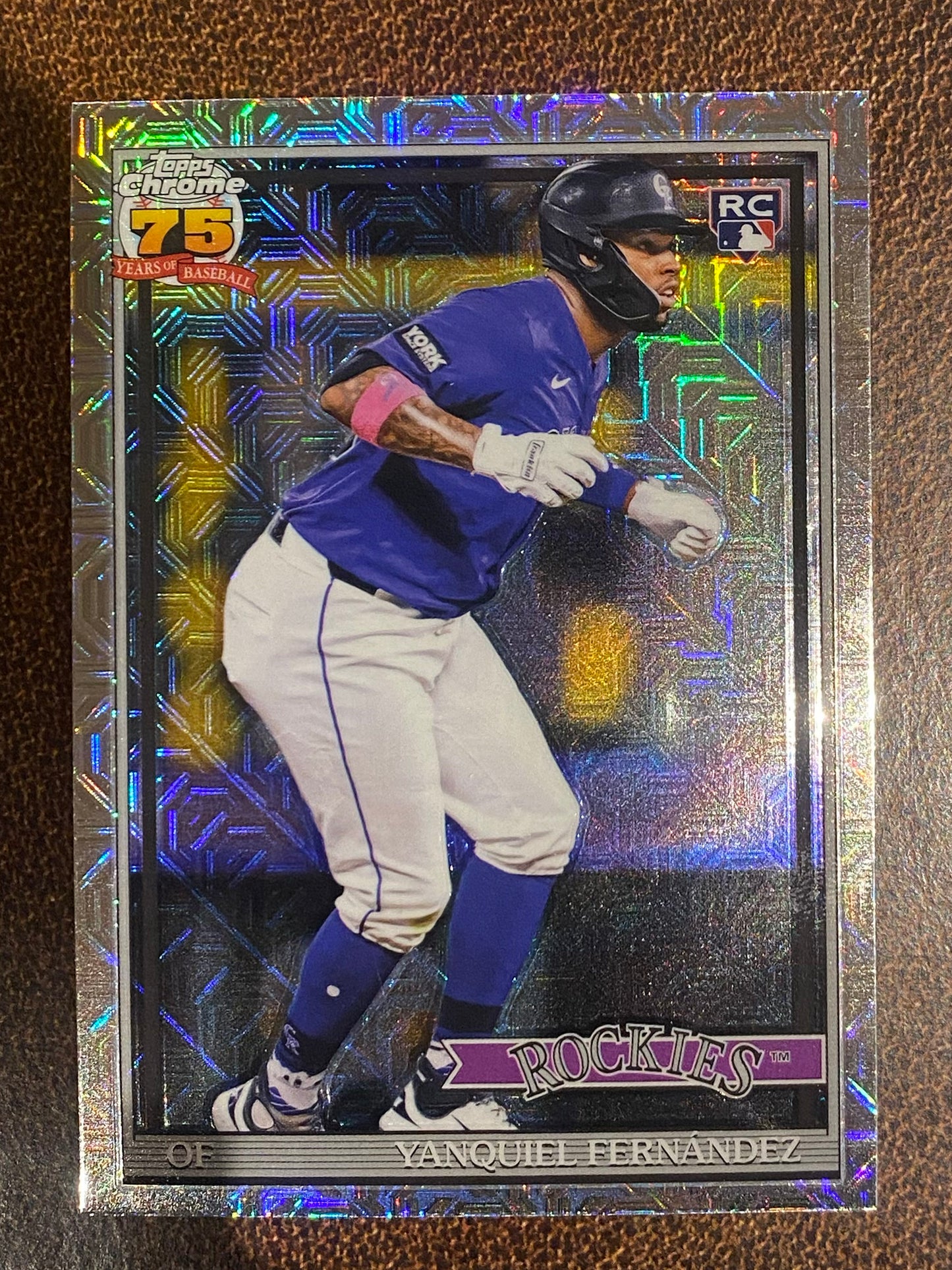 Yanquiel Fernandez - 2026 Topps Series 1 - Mojo Refractor - Rockies