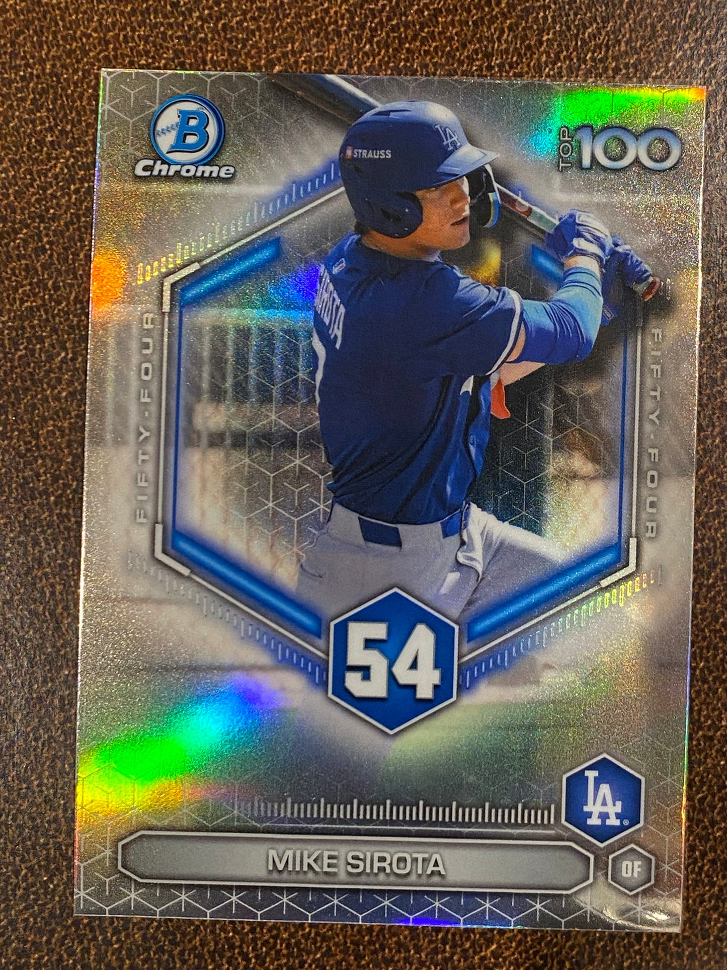 Mike Sirota - 2026 Bowman - Scouts Top 100 Insert - Dodgers