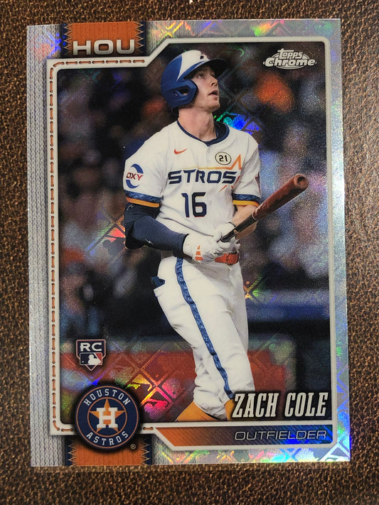Zach Cole - 2026 Topps Chrome Logofractor - Base Logofractor - Astros