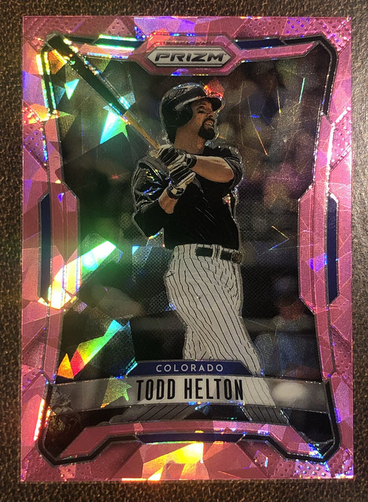 Todd Helton - 2026 Panini Prizm - Pink Ice - Rockies