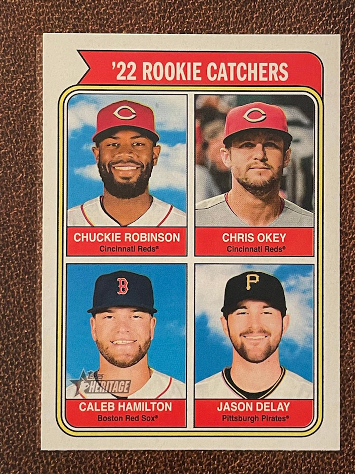 22 Rookie Catchers (Jason Delay) - 2023 Topps Heritage - Short Print - Pirates
