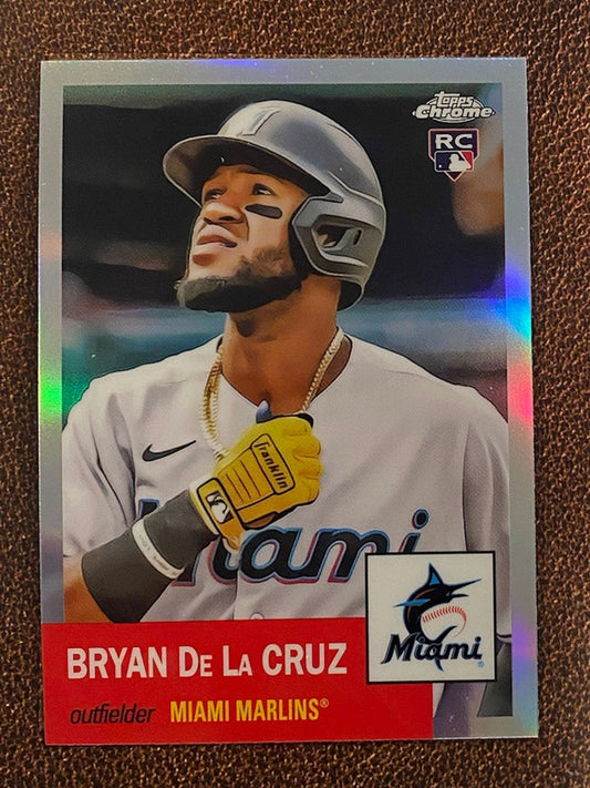 Bryan De La Cruz - 2022 Topps Chrome Platinum Anniversary - Refractor - Marlins