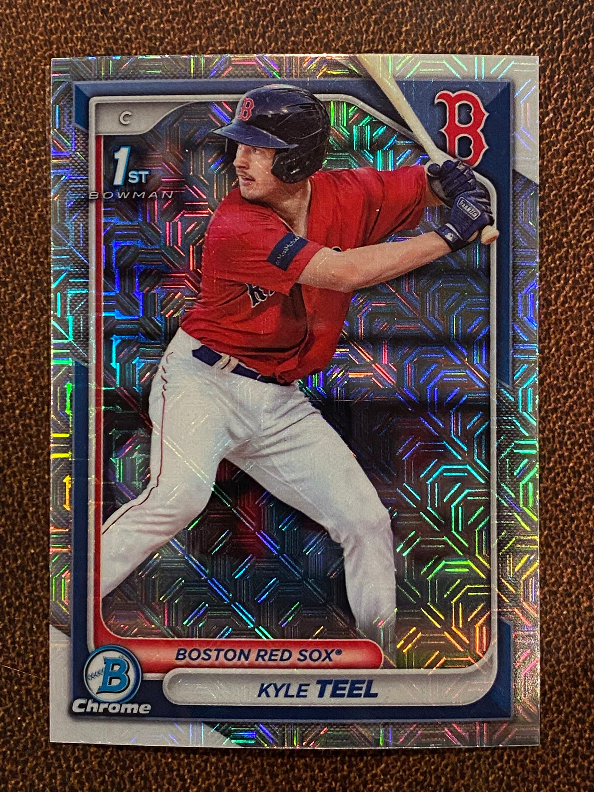 Kyle Teel - 2024 Bowman - Mojo Refractor - Red Sox – Western NY Sports ...