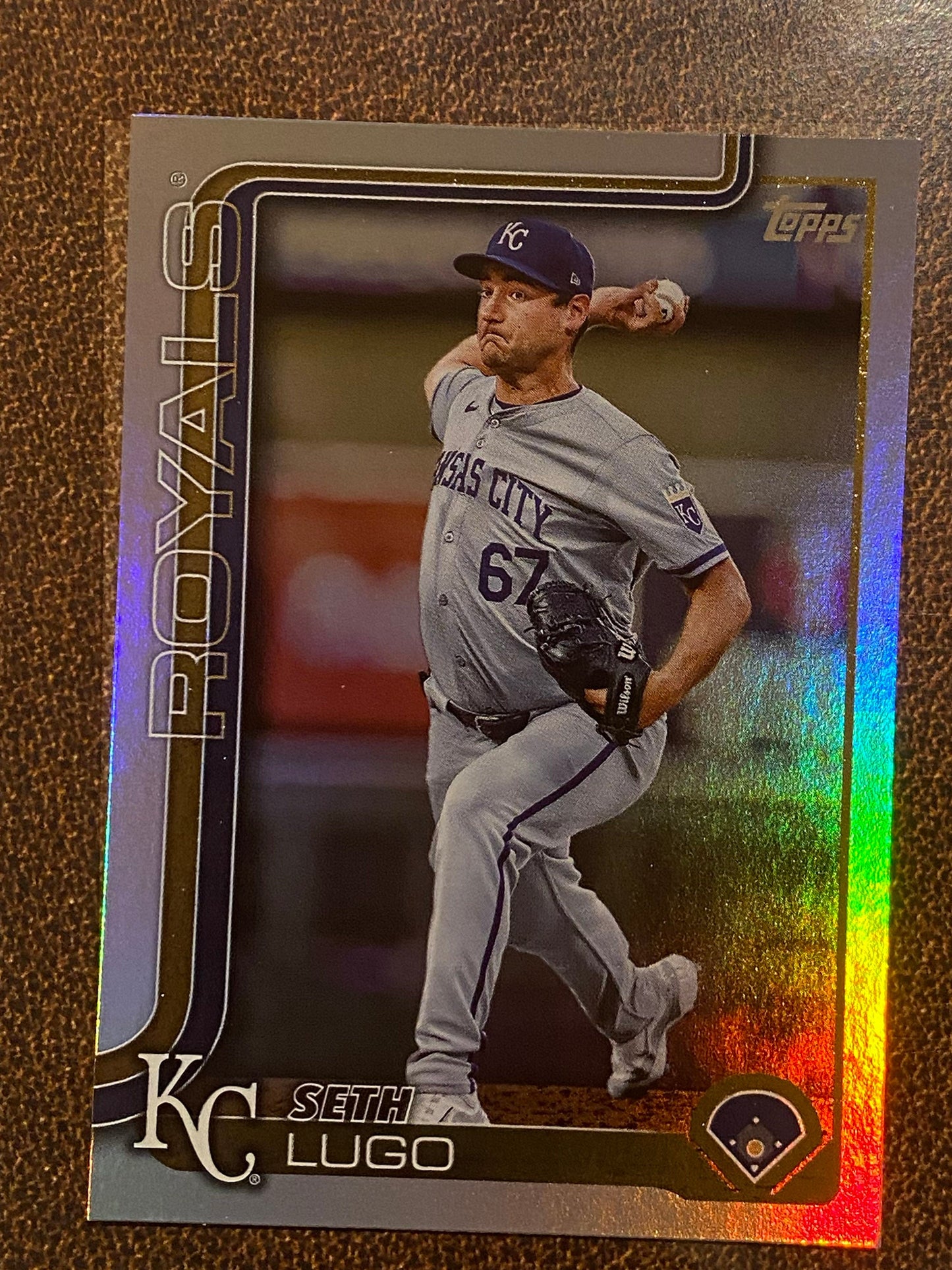 Seth Lugo - 2025 Topps Series 1 - Rainbow Foil - Royals
