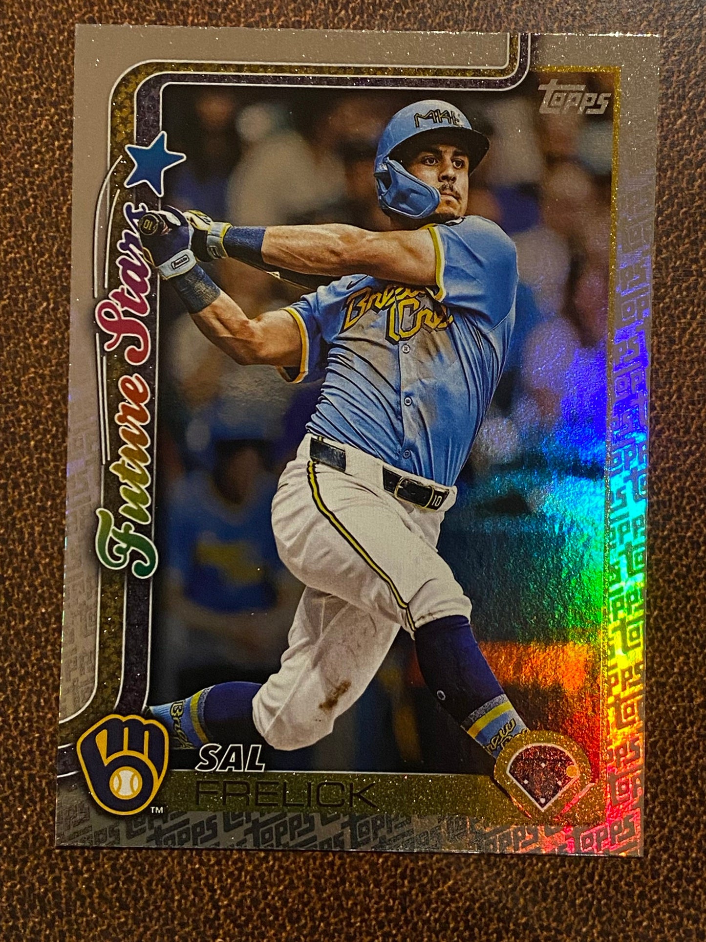 Sal Frelick - 2025 Topps Series 2 - Fanatics Exclusive Topps Foil Border - Brewers