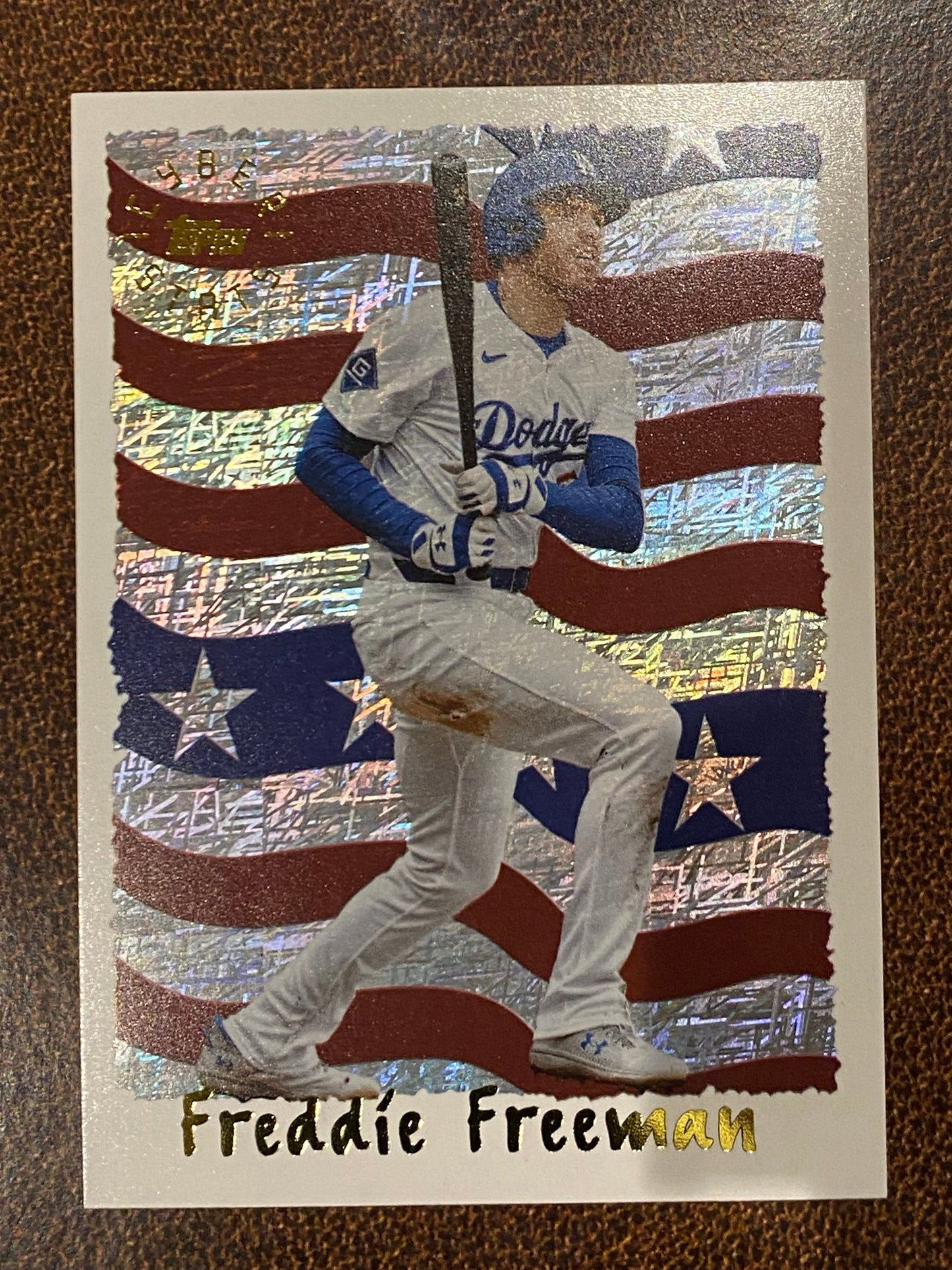 Freddie Freeman - 2025 Topps Archives - Cyberstats Insert - Dodgers