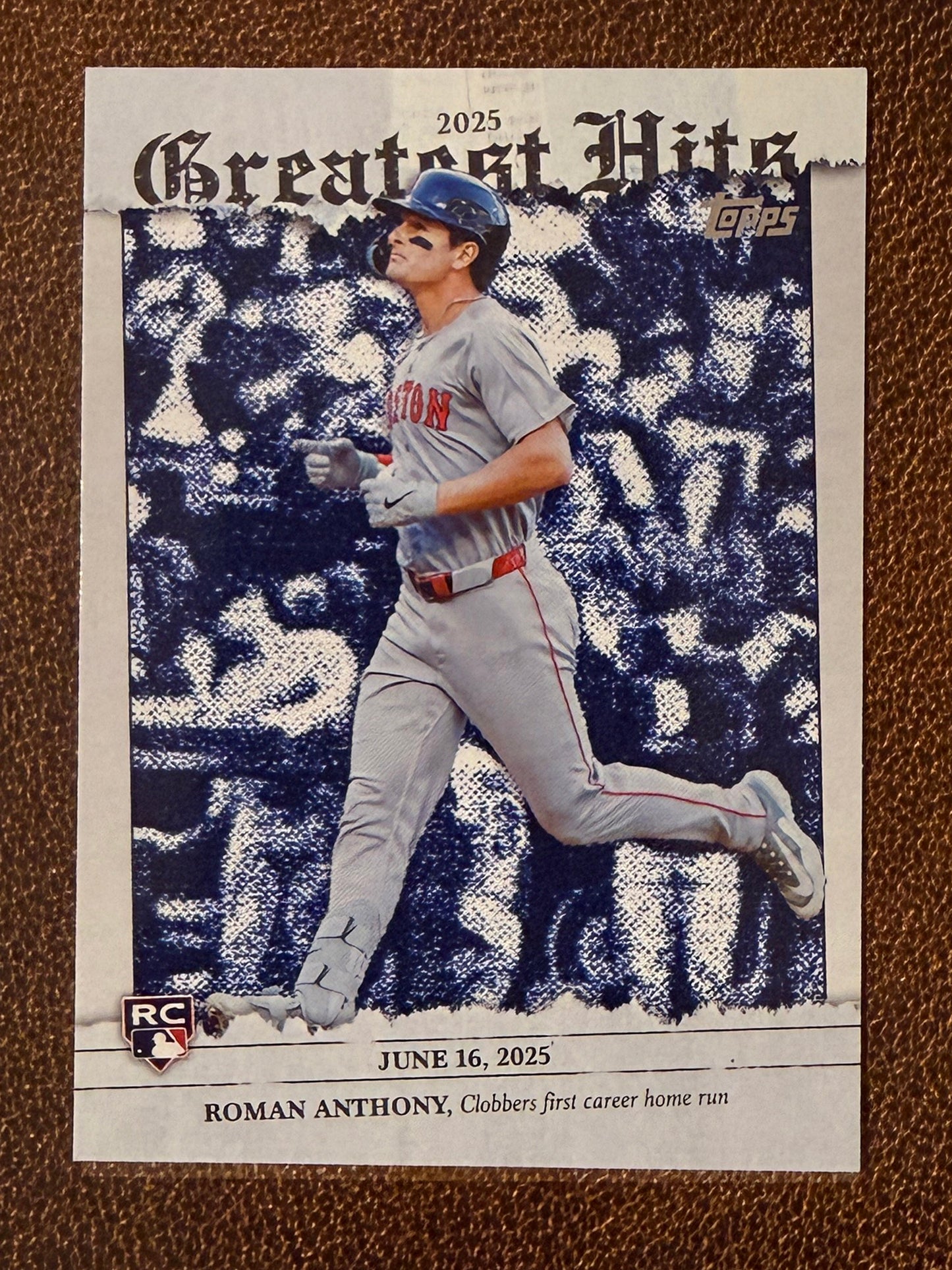 Roman Anthony - 2026 Topps Series 1 - Greatest Hits Insert - Red Sox