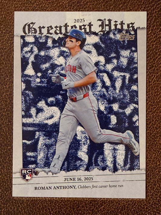 Roman Anthony - 2026 Topps Series 1 - Greatest Hits Insert - Red Sox