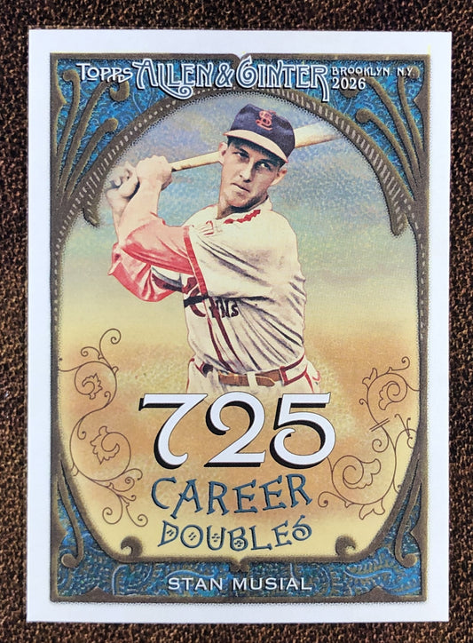 Stan Musial - 2026 Topps Allen & Ginter - Career Insert (CR-16) - Cardinals