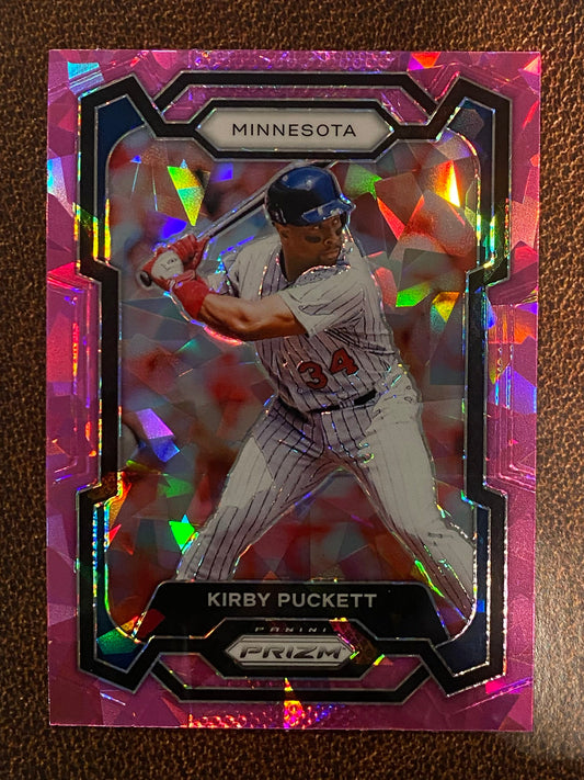 Kirby Puckett - 2024 Panini Prizm - Pink Ice - Twins