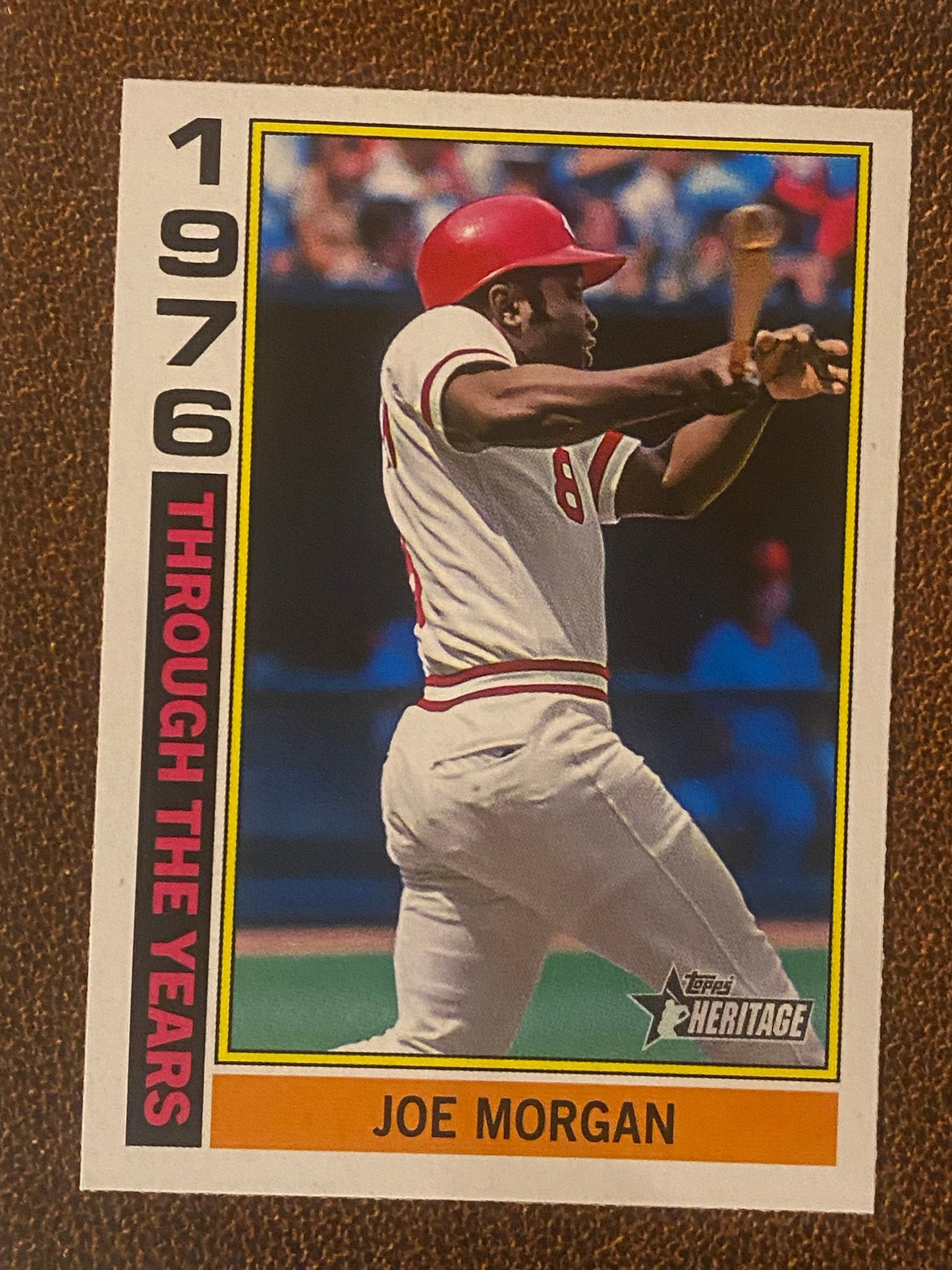 Joe Morgan - 2025 Topps Heritage - Through the Years Insert - Reds