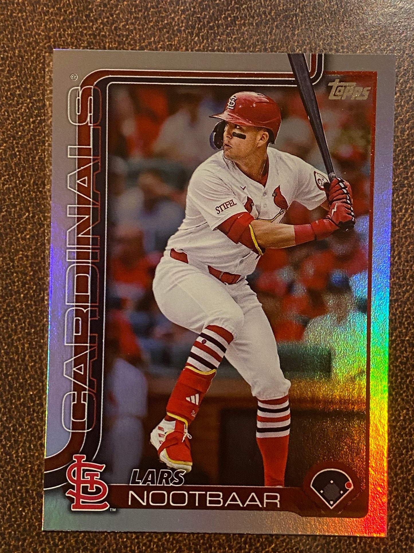 Lars Nootbaar - 2025 Topps Series 1 - Rainbow Foil - Cardinals
