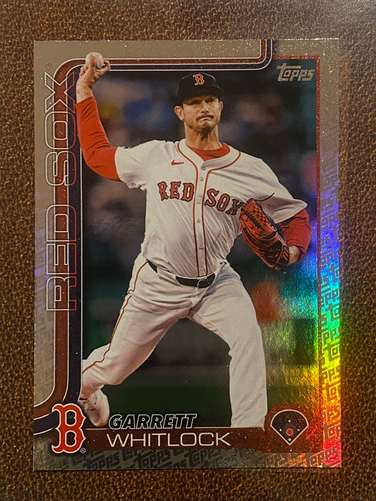 Garrett Whitlock - 2025 Topps Series 2 - Fanatics Exclusive Topps Foil Border - Red Sox