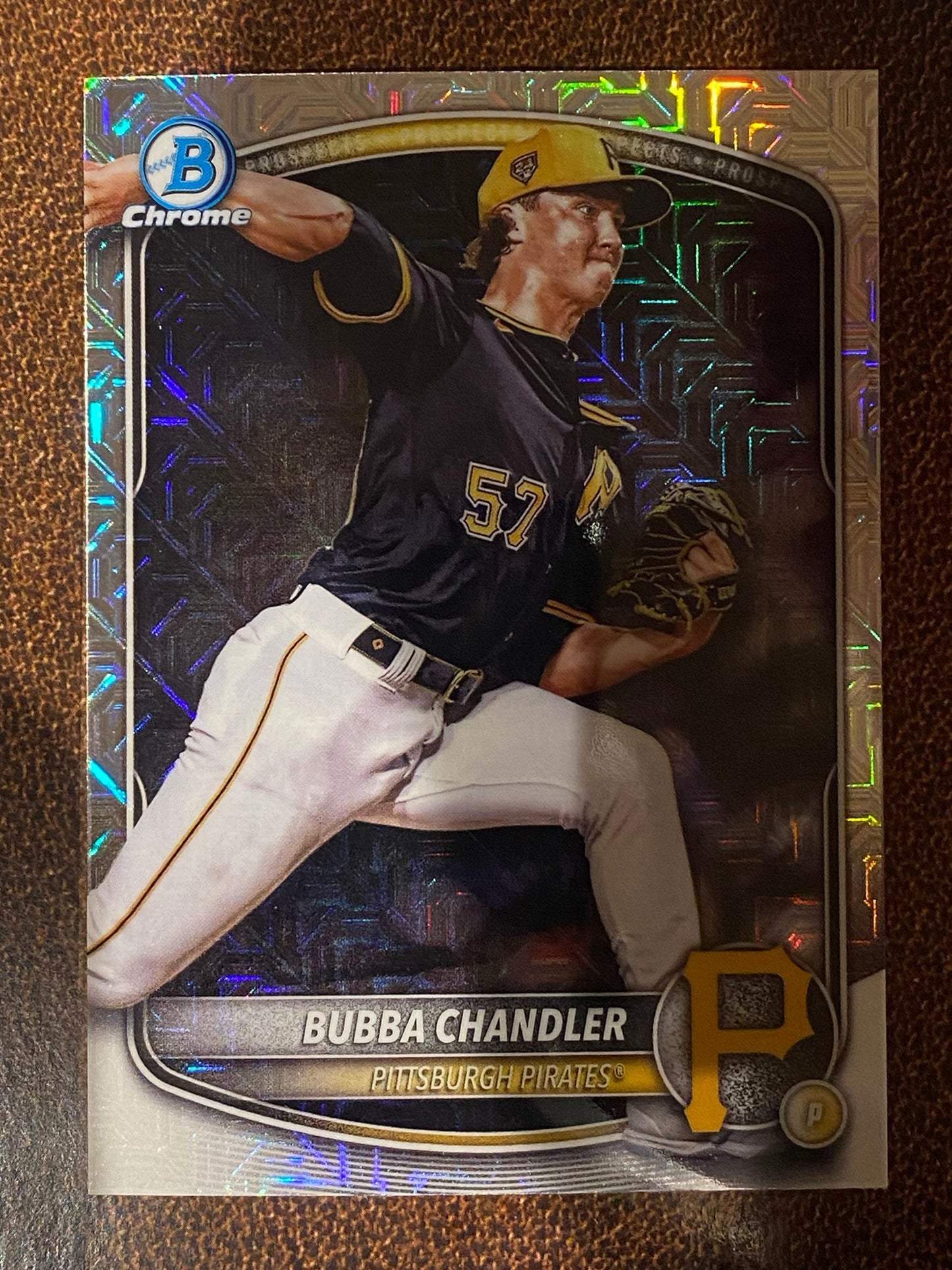 Bubba Chandler - 2025 Bowman Chrome - Mojo Prospect - Pirates