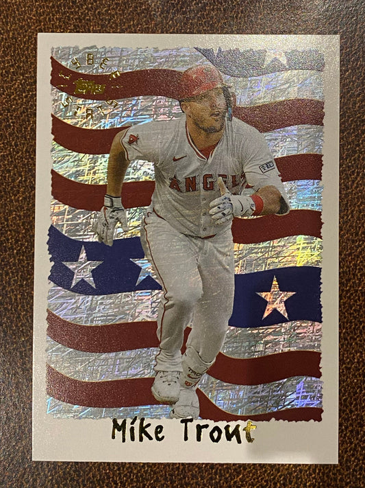 Mike Trout - 2025 Topps Archives - Cyberstats Insert - Angels