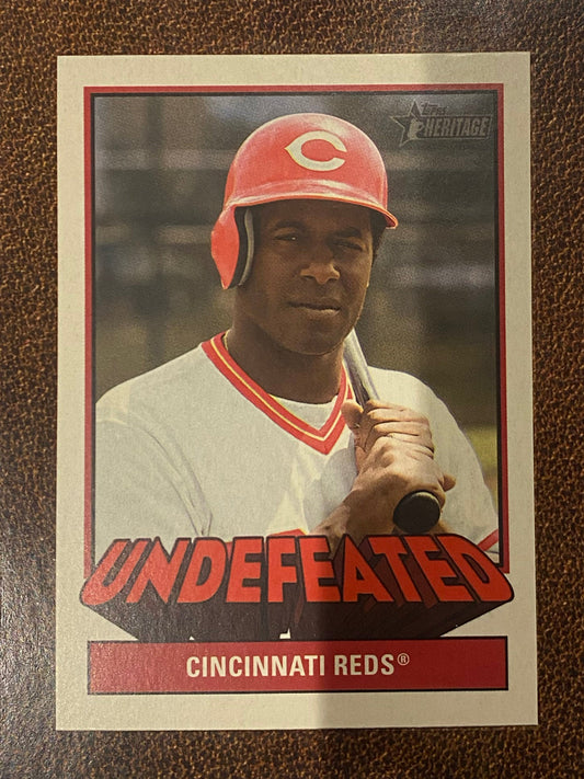 Ken Griffey - 2025 Topps Heritage High Number - Undefeated Insert - Reds