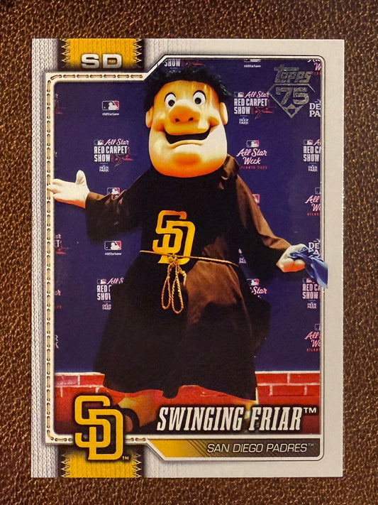 Swinging Friar - 2026 Topps Series 1 - Mascots Insert - Padres