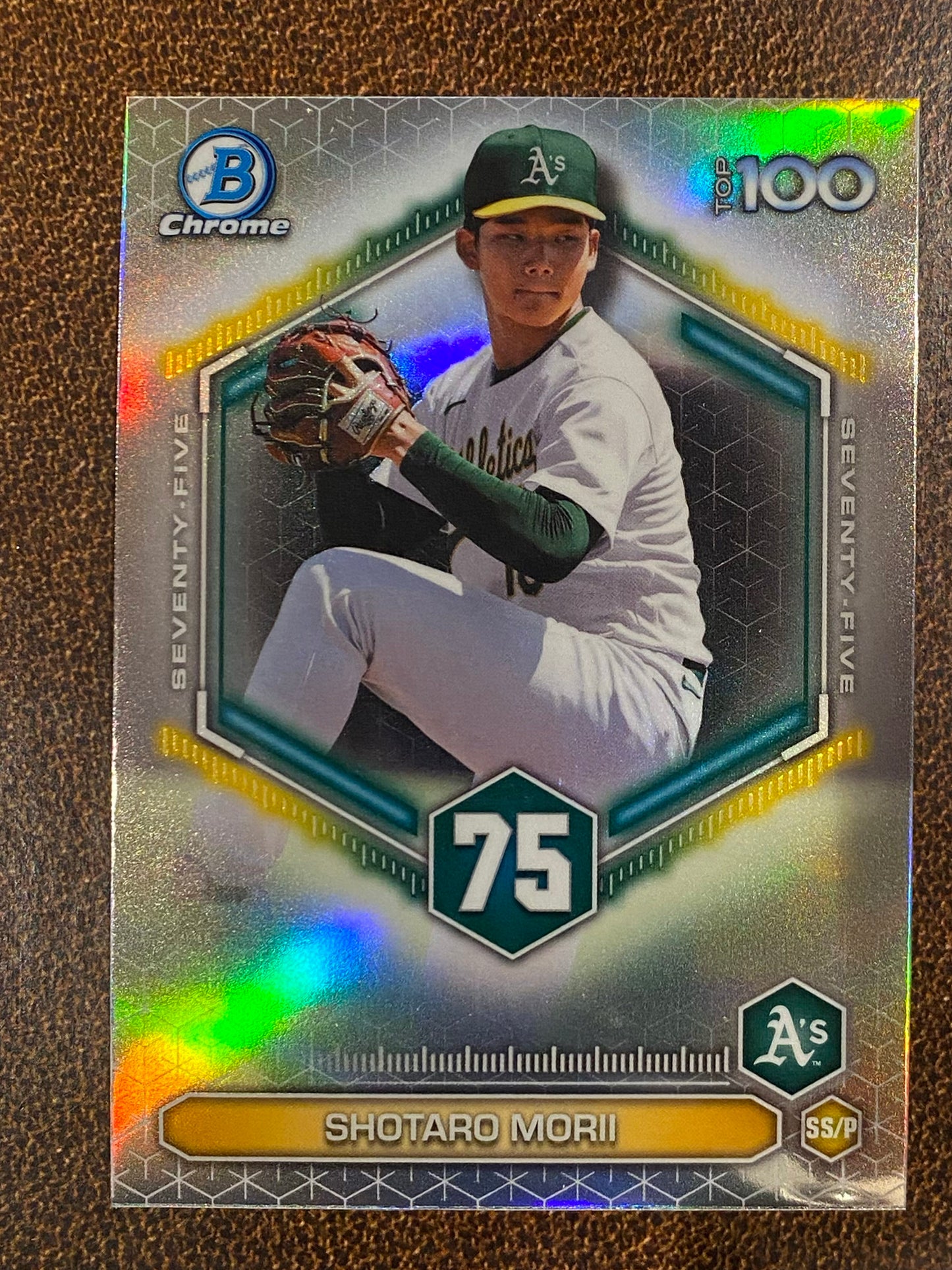 Shotaro Morii - 2026 Bowman - Scouts Top 100 Insert - Athletics