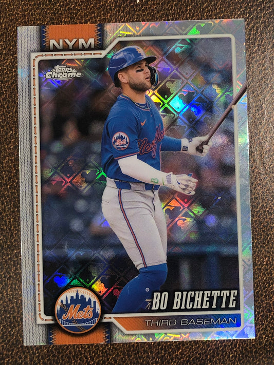 Bo Bichette - 2026 Topps Chrome Logofractor - Base Logofractor - Mets