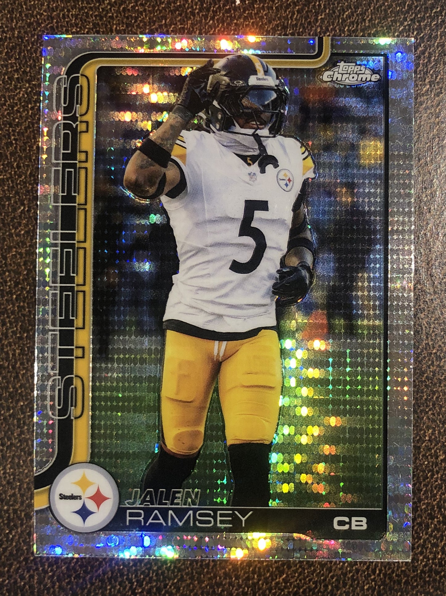 Jalen Ramsey - 2025 Topps Chrome - Prizm Refractor - Steelers