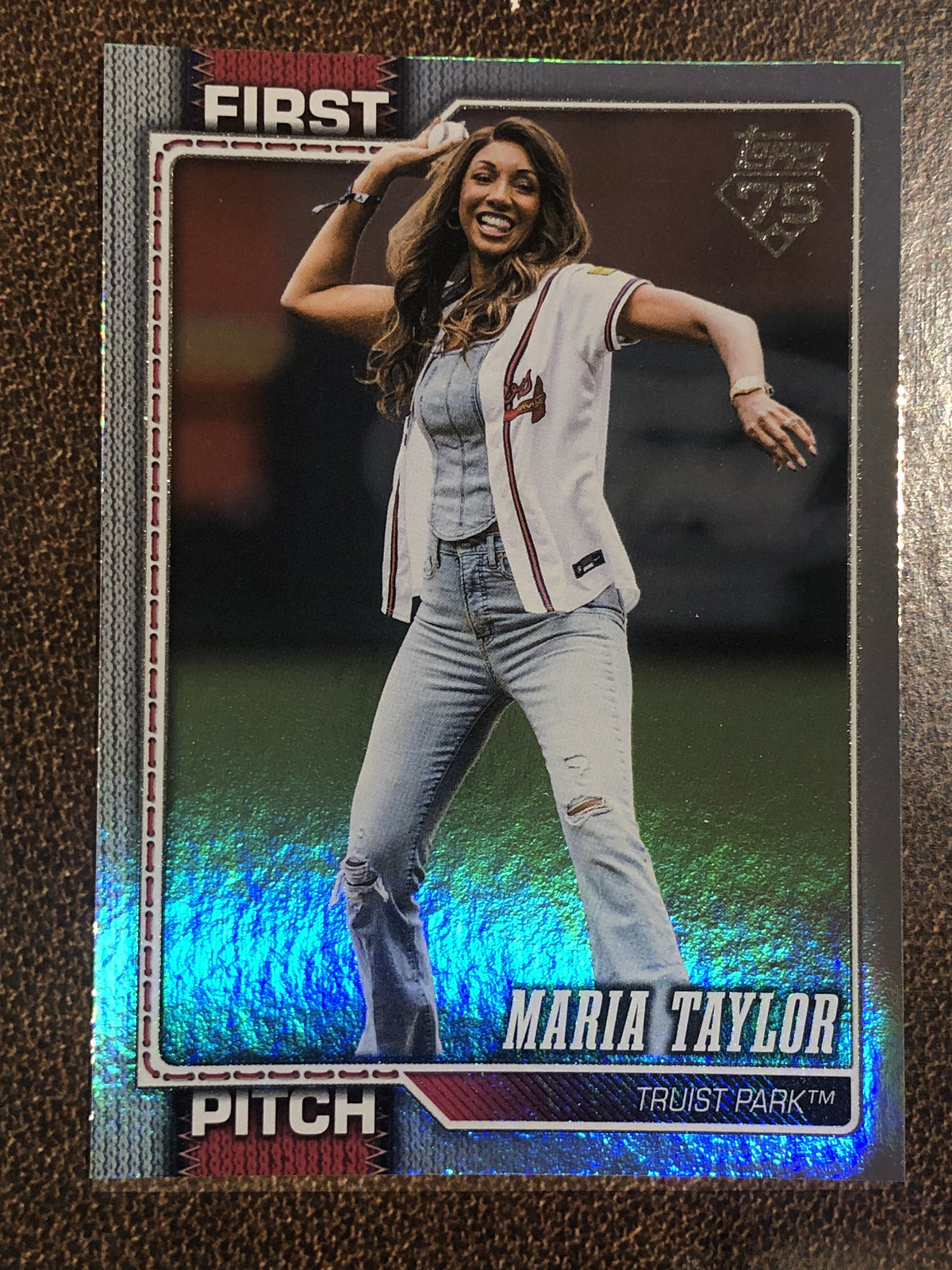 Maria Taylor - 2026 Topps Series 2 - First Pitch - Braves