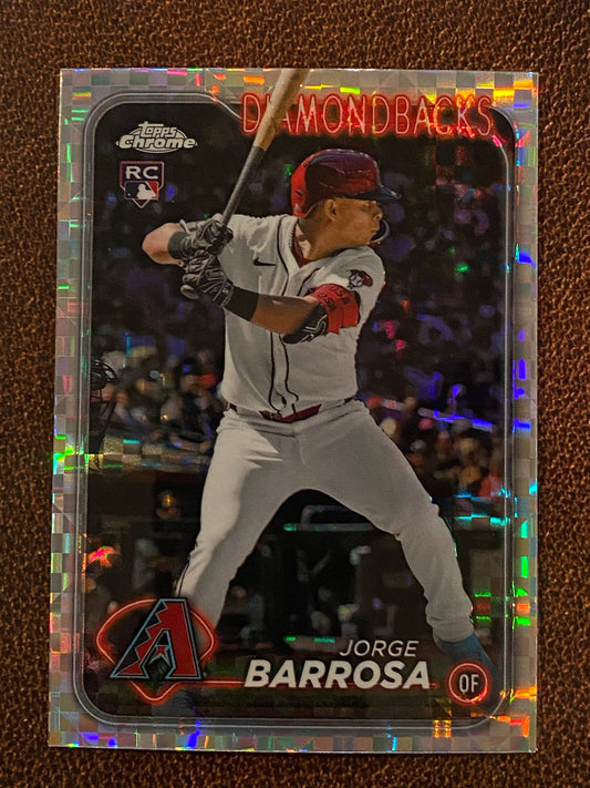 Jorge Barrosa - 2024 Topps Chrome Update - XFractor - Diamondbacks