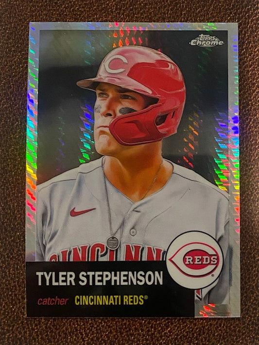 Tyler Stephenson - 2022 Topps Chrome Platinum Anniversary - Prism Refractor - Reds