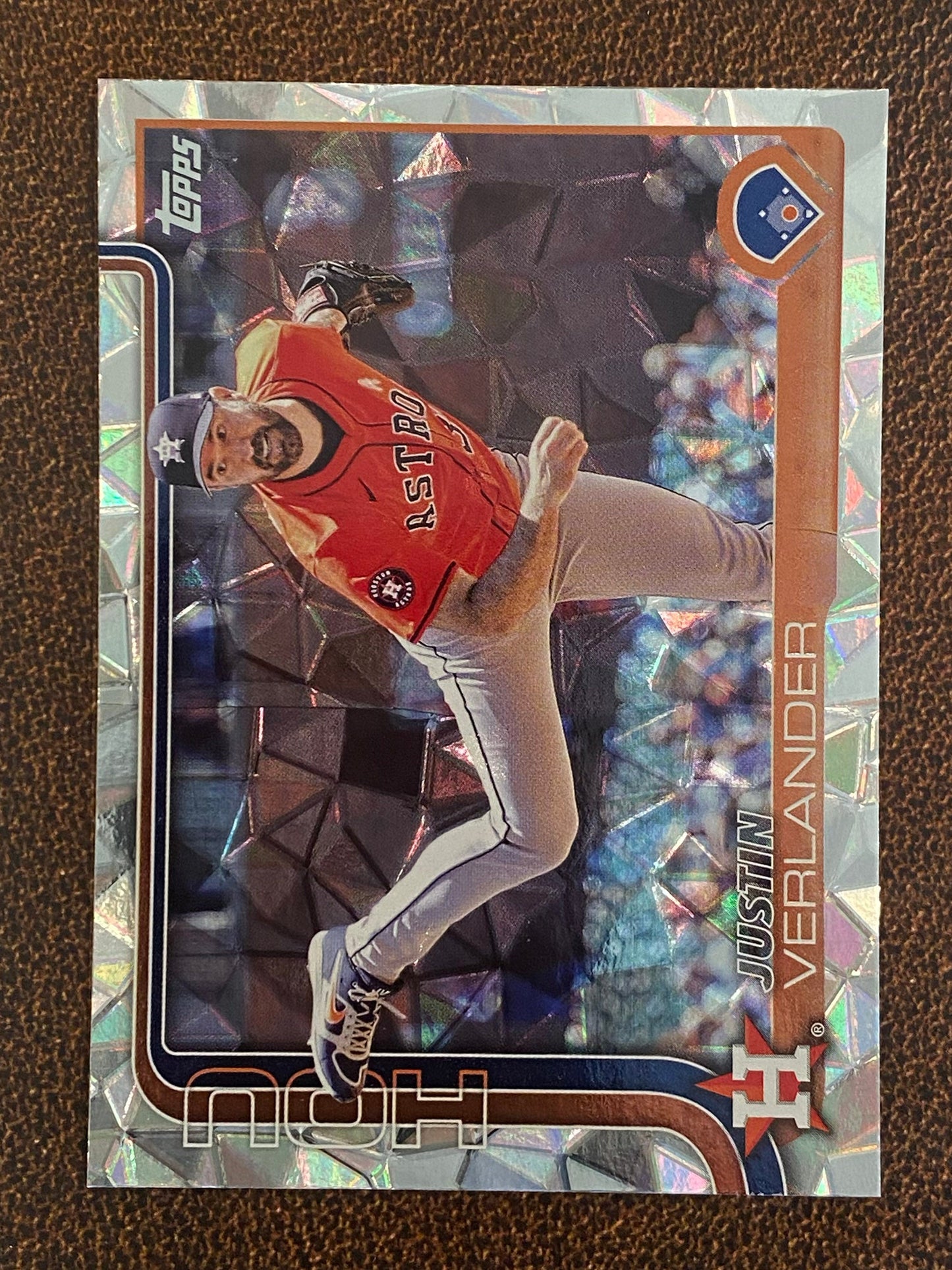 Justin Verlander - 2025 Topps Series 1 - Diamante - Astros